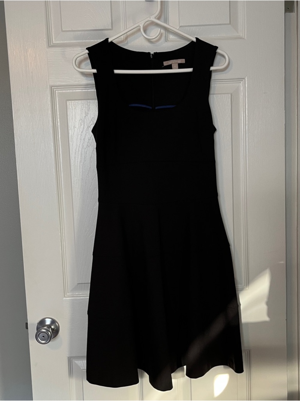 Banana Republic Black Sleeveless Fit-and-Flare Mini Dress